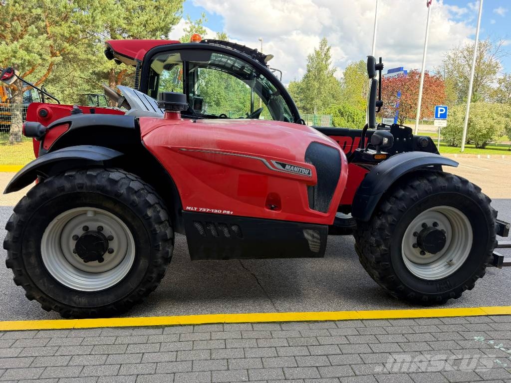 Manitou MLT 737-130 PS + معدات مناولة لأغراض الزراعة