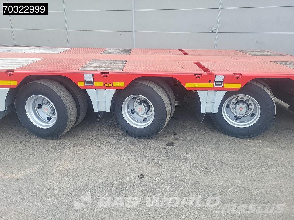 Schwarzmüller 3 axles NEW! 3x Steering Axles SAF Extendable Semirremolques de góndola rebajada