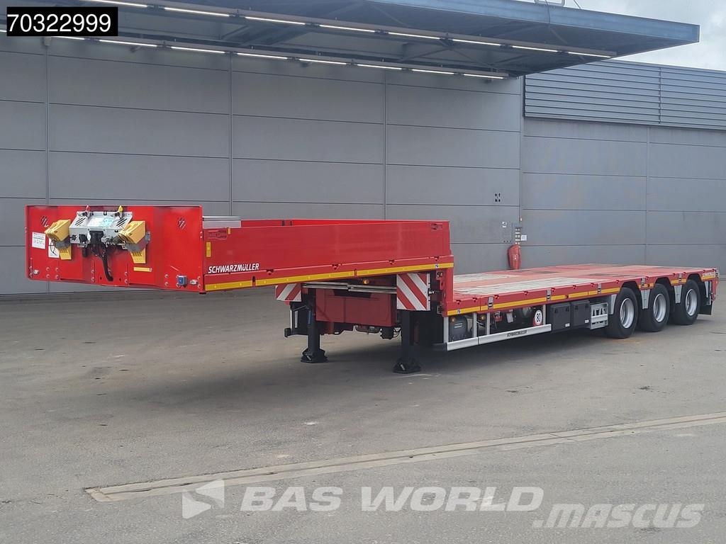 Schwarzmüller 3 axles NEW! 3x Steering Axles SAF Extendable Semirremolques de góndola rebajada