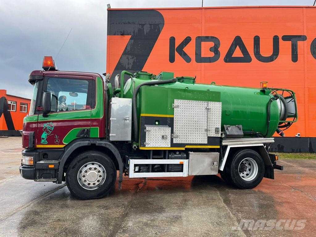 Scania P 94 4x2 TANK 9000 I + 1200 l / VACUUM Jurop PR150 Slamsugningsbil