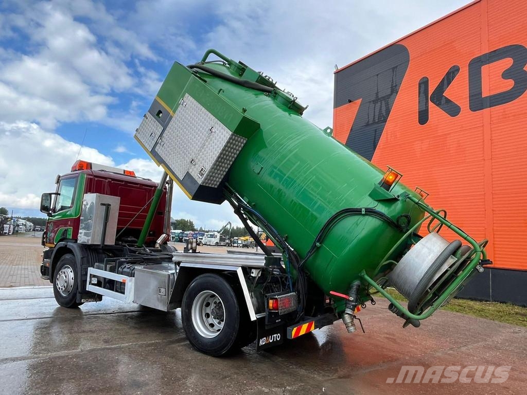 Scania P 94 4x2 TANK 9000 I + 1200 l / VACUUM Jurop PR150 Paine-/imuautot
