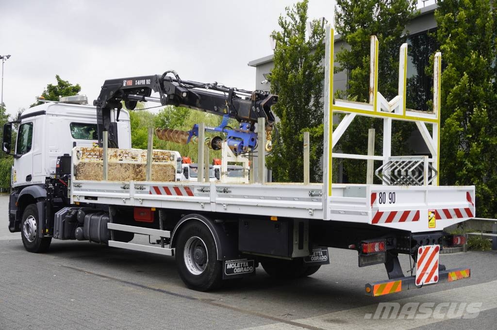 Mercedes-Benz Arocs 1833 4x2 / 60 tho. km! / HIAB X-HIPRO 192 ES Camiones grúa