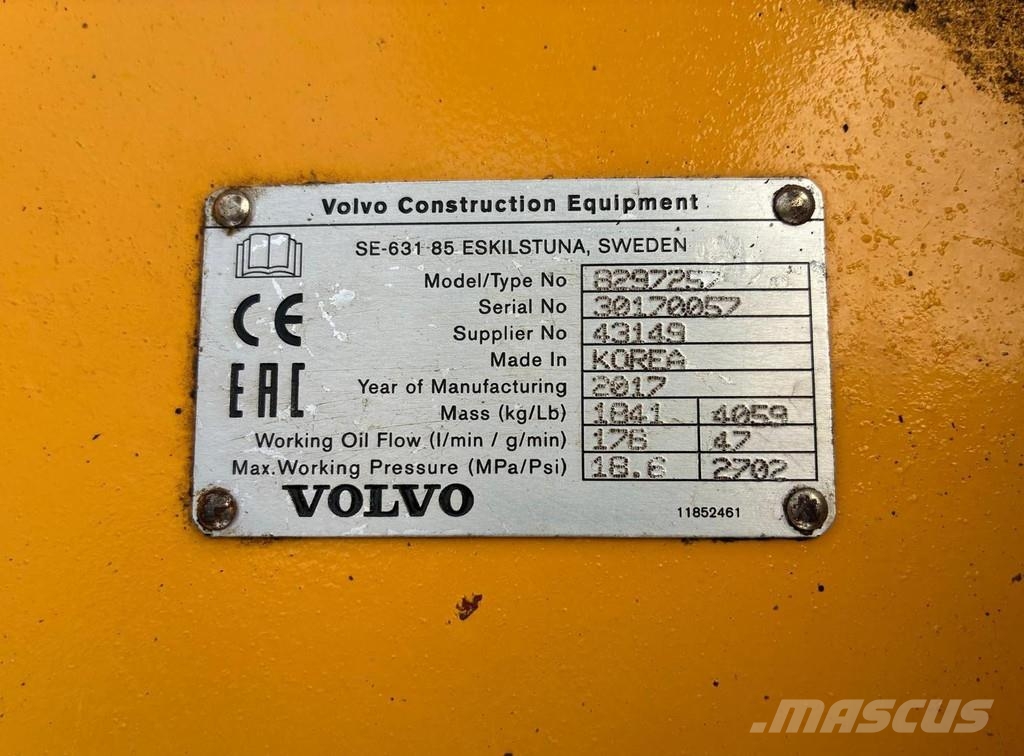 Volvo HB24 Breaker 8297257 Martelos / Rompedores