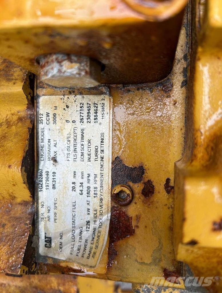 CAT 3512 B Motor Caterpillar Engine Motorlar