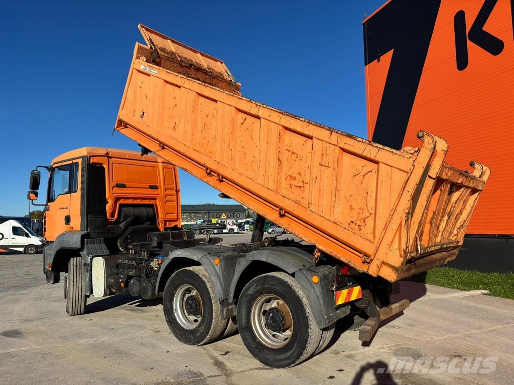 MAN TGA 26.400 6x4 FULLSTEEL / BOX L=4795 mm Pašizgāzējs
