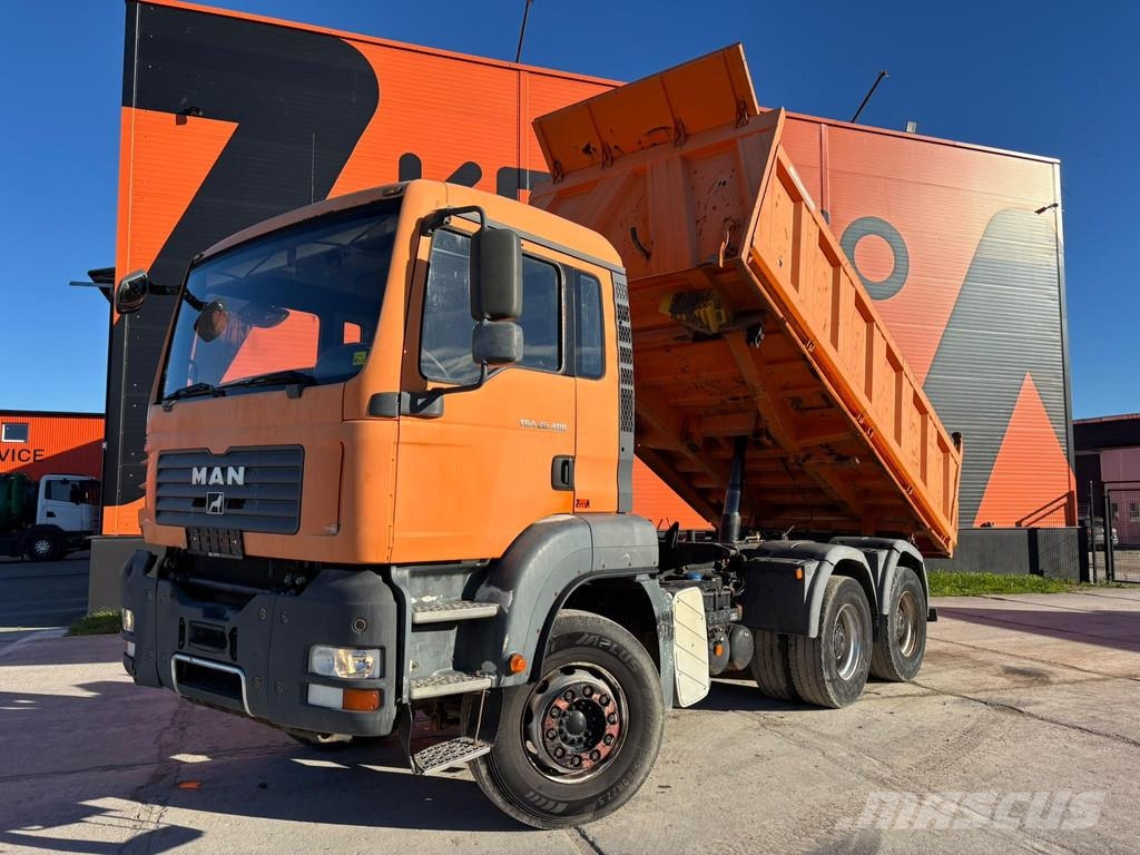 MAN TGA 26.400 6x4 FULLSTEEL / BOX L=4795 mm Pašizgāzējs