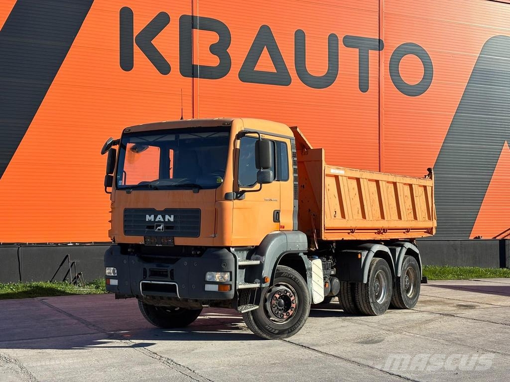 MAN TGA 26.400 6x4 FULLSTEEL / BOX L=4795 mm Pašizgāzējs