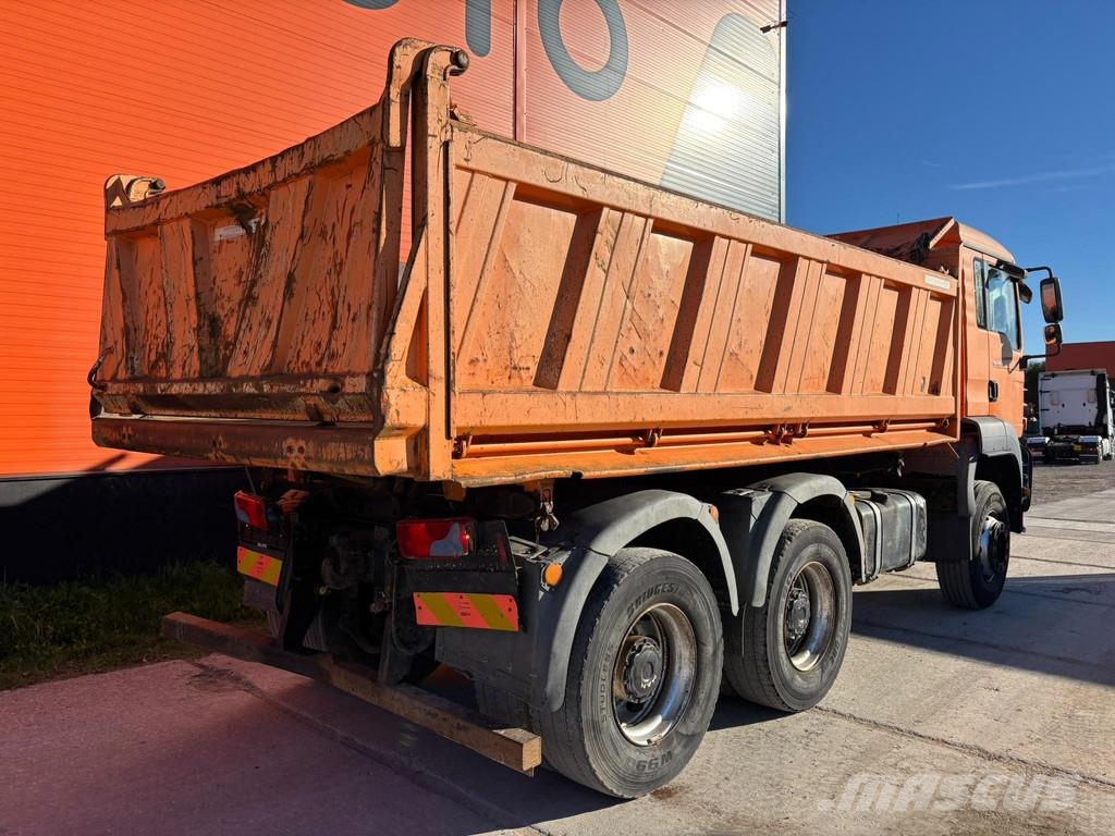 MAN TGA 26.400 6x4 FULLSTEEL / BOX L=4795 mm Pašizgāzējs