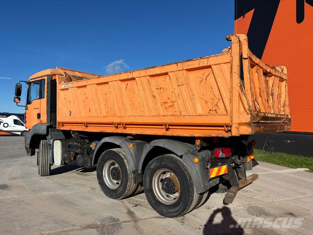 MAN TGA 26.400 6x4 FULLSTEEL / BOX L=4795 mm Pašizgāzējs