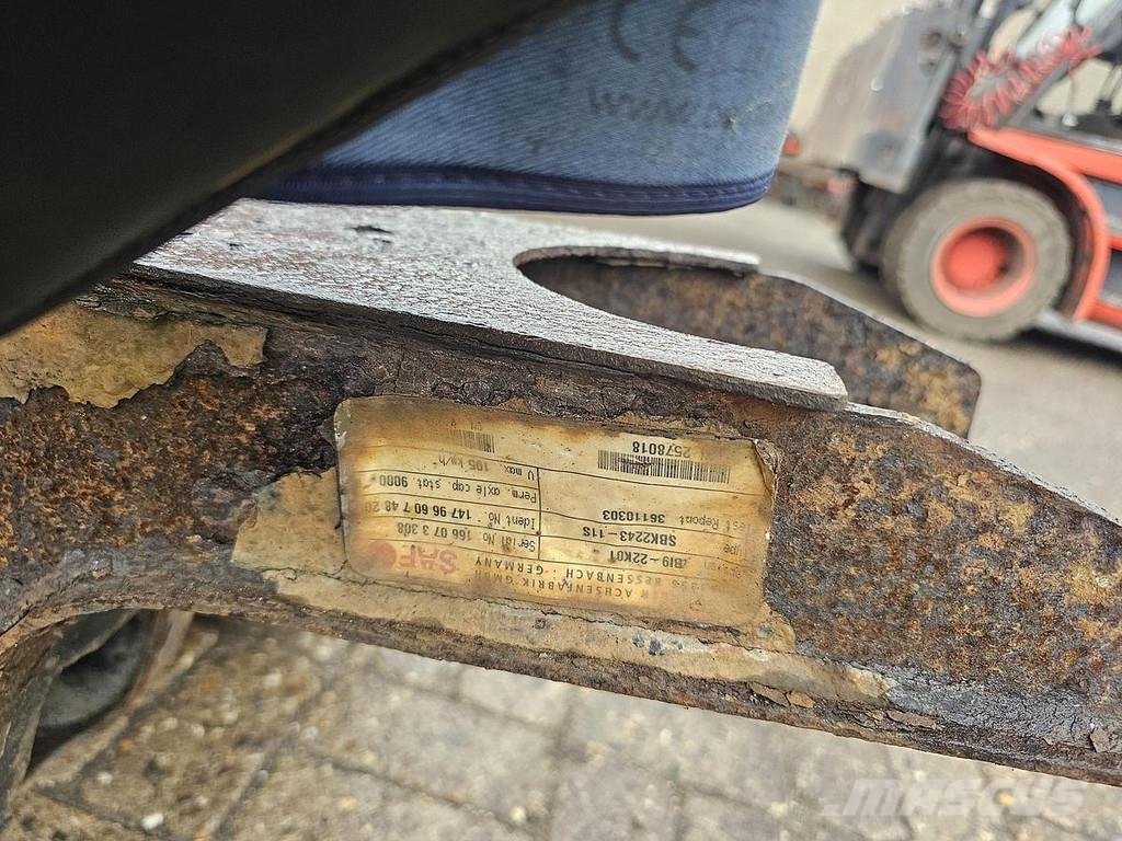 SAF B19-22K01 TRAILER AXLE DISC Axles