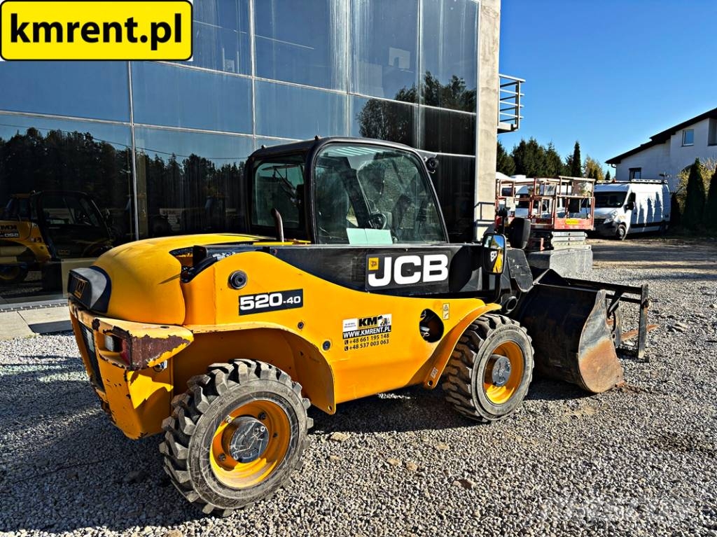 JCB 520-40 4WS ŁADOWARKA TELESKOPOWA 2019R 822 MTH | M Telescopic handlers