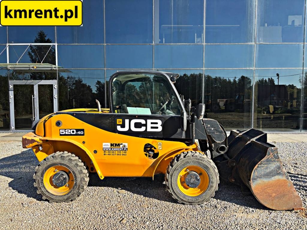JCB 520-40 4WS ŁADOWARKA TELESKOPOWA 2019R 822 MTH | M Telescopic handlers