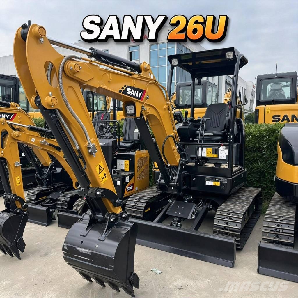 Sany 26u Kāpurķēžu ekskavatori