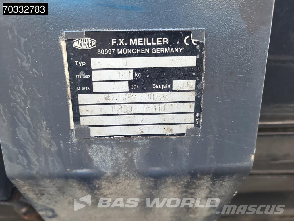 DAF XF 510 6X2 Meiller Skip Loader Automatic Euro 6 شاحنات الرافعات الخطافية