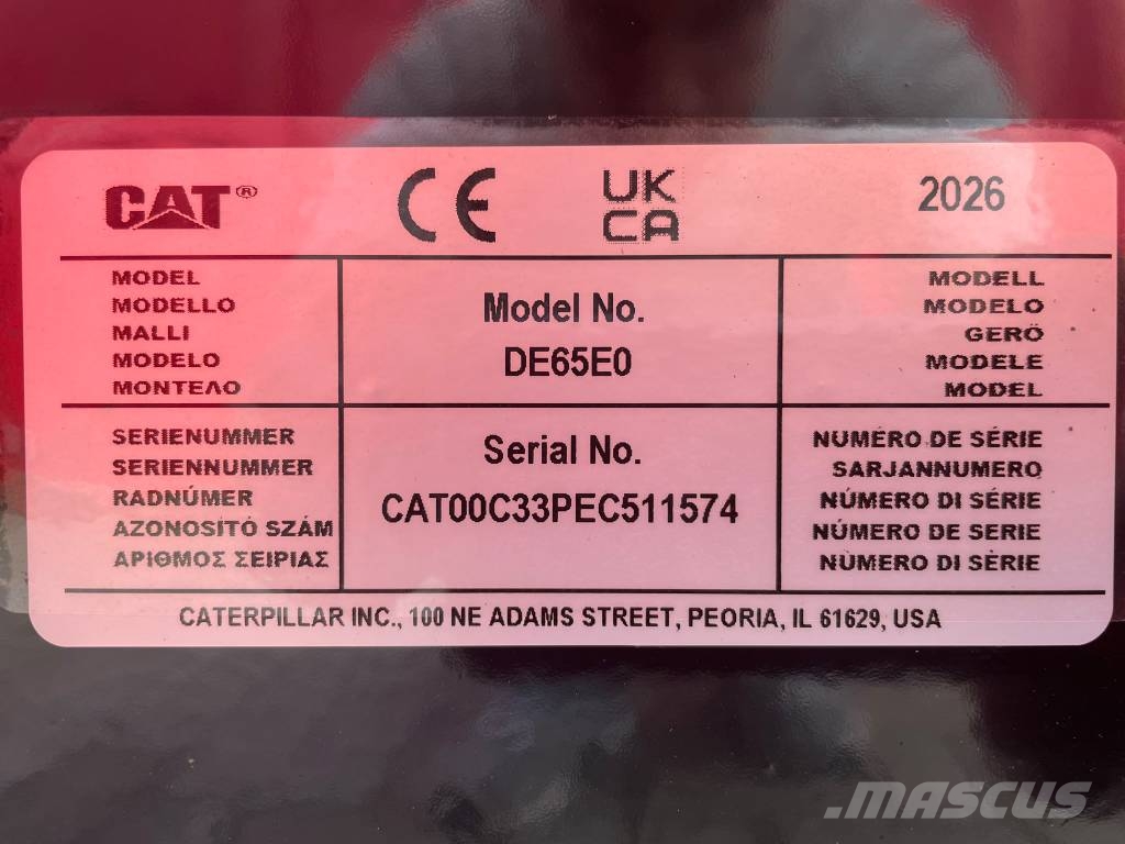 CAT DE65E0 - 65 kVA Generator - DPX-18010 Γεννήτριες ντίζελ