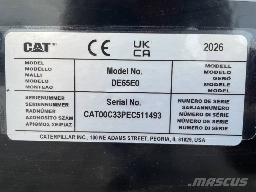 CAT DE65E0 - 65 kVA Generator - DPX-18010 Diesel generatoren
