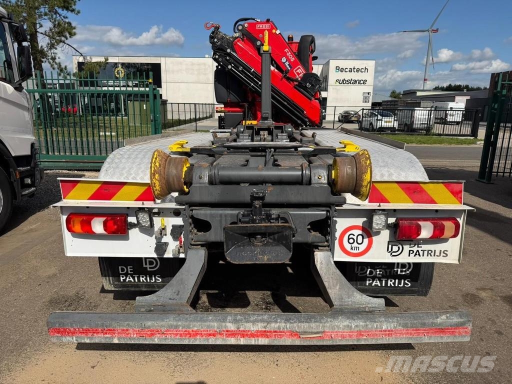 Mercedes-Benz AROCS 3643 8x4 21m! KRAN FASSI F305 (7x) + 2T WINC Visurgājēji celtņi