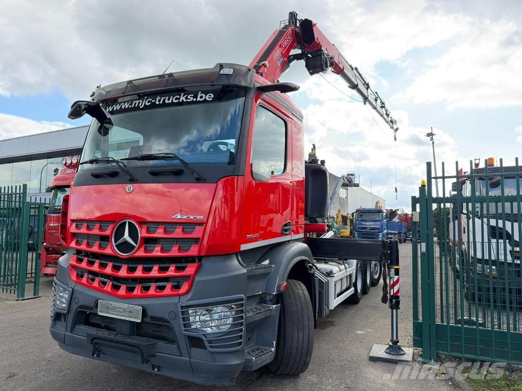 Mercedes-Benz AROCS 3643 8x4 21m! KRAN FASSI F305 (7x) + 2T WINC Visurgājēji celtņi
