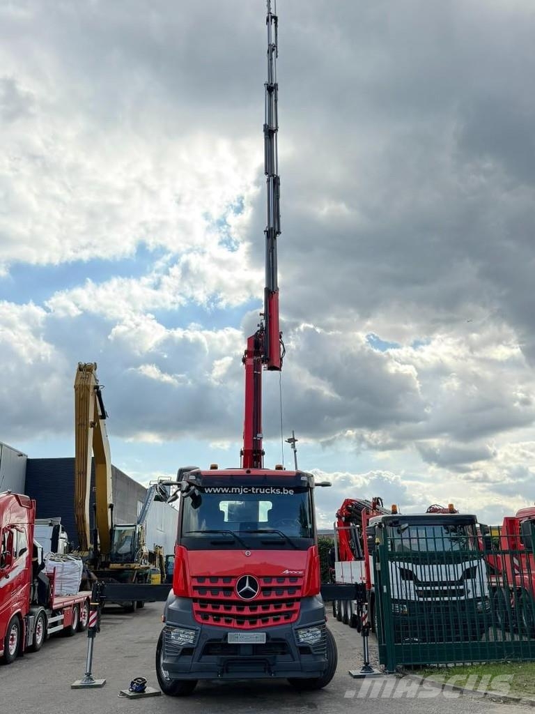 Mercedes-Benz AROCS 3643 8x4 21m! KRAN FASSI F305 (7x) + 2T WINC Visurgājēji celtņi