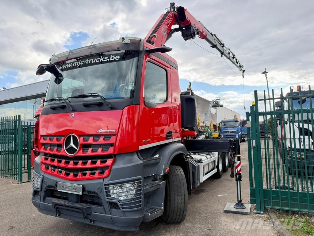 Mercedes-Benz AROCS 3643 8x4 21m! KRAN FASSI F305 (7x) + 2T WINC Visurgājēji celtņi