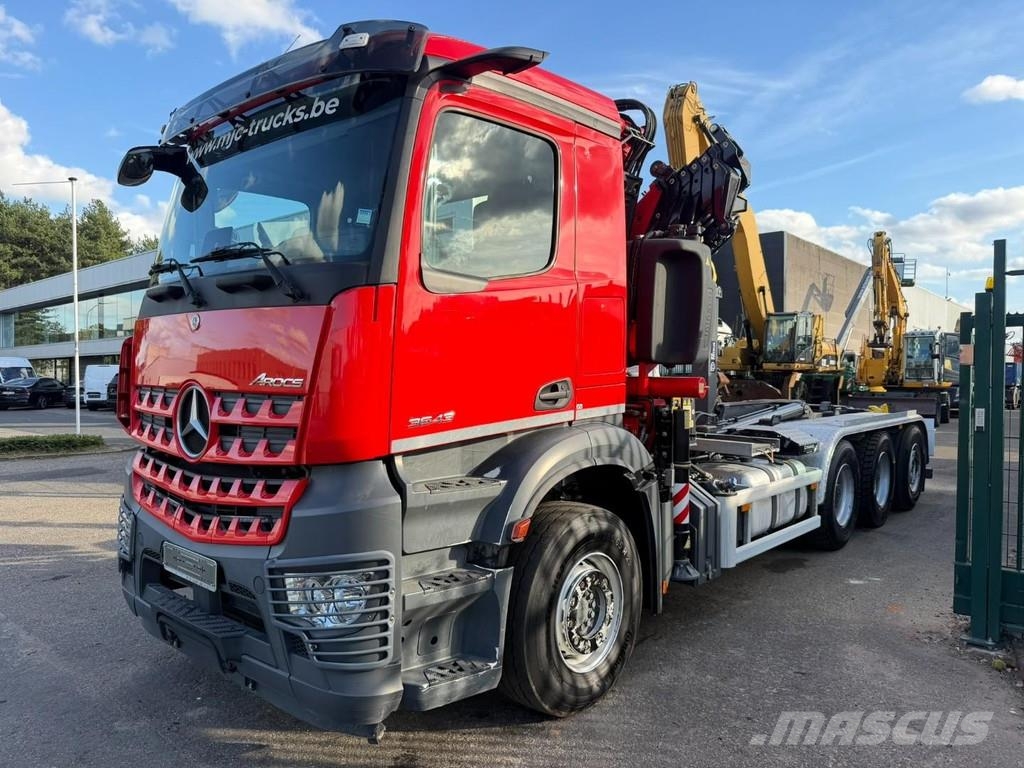 Mercedes-Benz AROCS 3643 8x4 21m! KRAN FASSI F305 (7x) + 2T WINC Grúas todo terreno