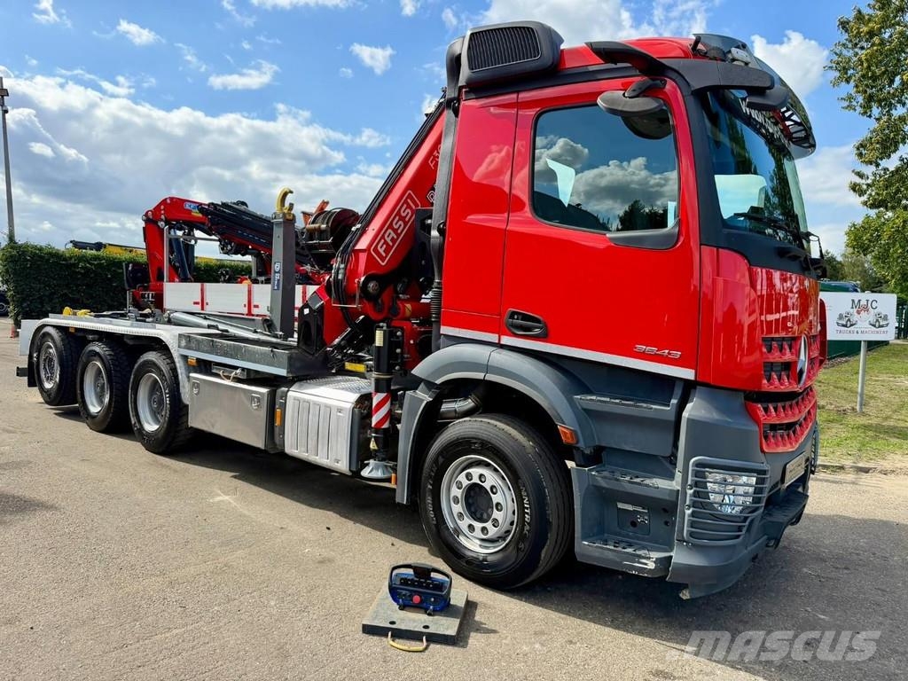 Mercedes-Benz AROCS 3643 8x4 21m! KRAN FASSI F305 (7x) + 2T WINC Visurgājēji celtņi