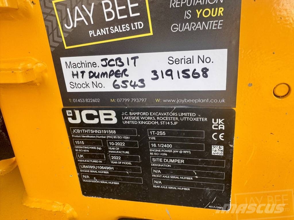 JCB 1T 2 Dumpere