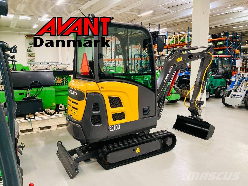 Volvo EC 20 D Mini ekskavatörler, 7 tona dek