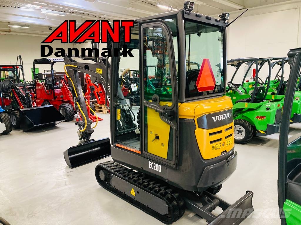 Volvo EC 20 D Mini ekskavatörler, 7 tona dek