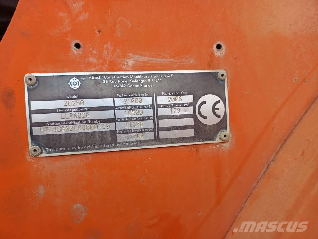 Hitachi ZW 250 Radlader