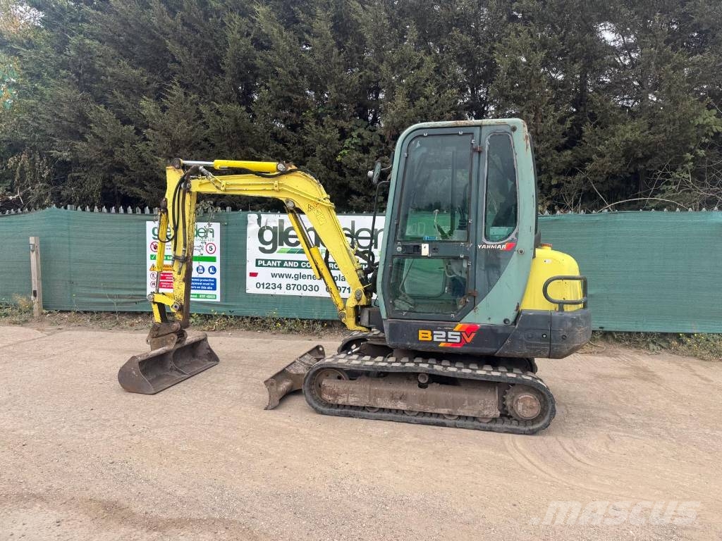 Yanmar B 25 V حفارات صغيرة أقل من 7 طن (حفارات صغيرة)