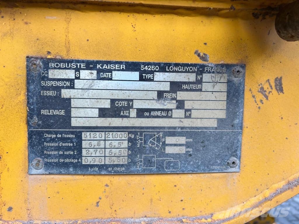 Kaiser Robuste S330 Самосвальные полуприцепы