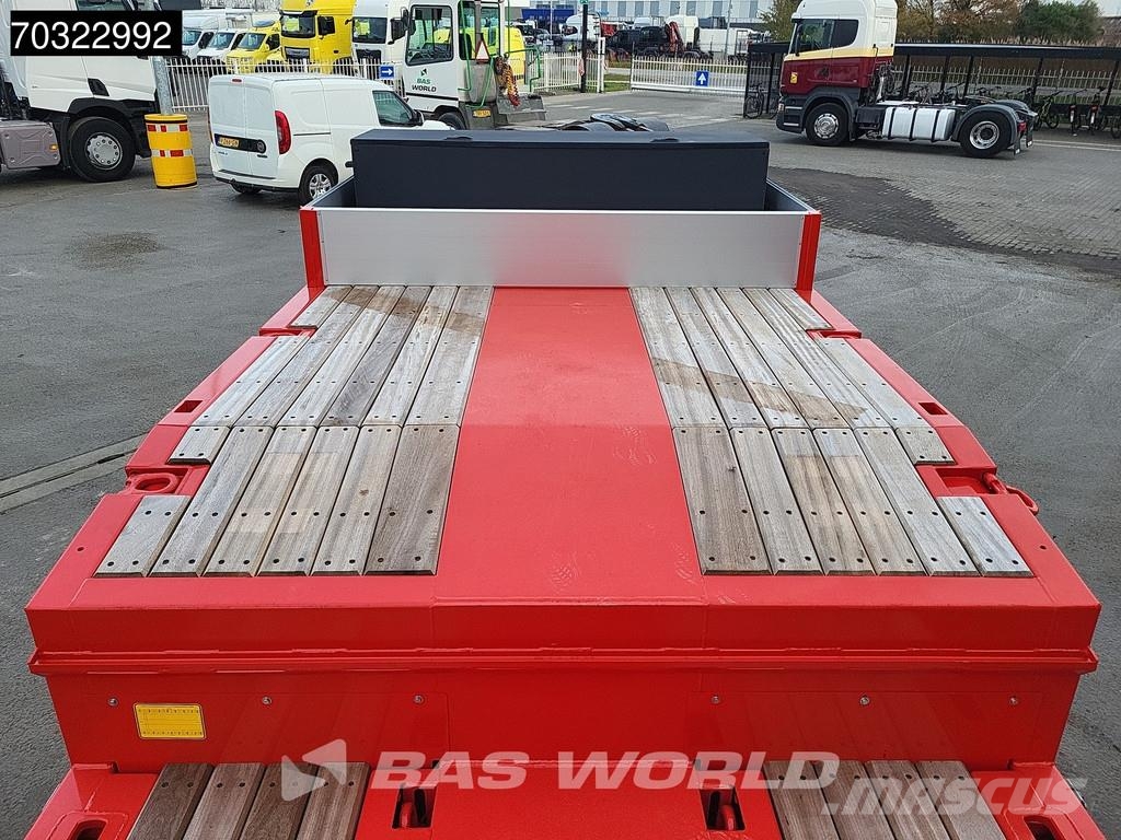 Kässbohrer LB3E 3 axles Steering+Lift Axle Extendable Ramps Semi-reboques rebaixados