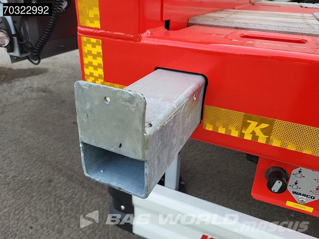 Kässbohrer LB3E 3 axles Steering+Lift Axle Extendable Ramps Semi-reboques rebaixados