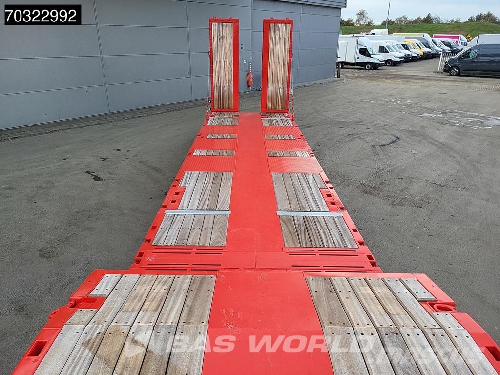 Kässbohrer LB3E 3 axles Steering+Lift Axle Extendable Ramps Semi-reboques rebaixados