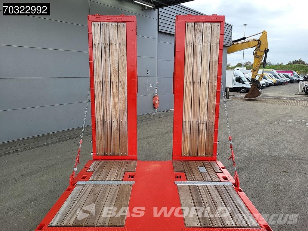 Kässbohrer LB3E 3 axles Steering+Lift Axle Extendable Ramps Semi-reboques rebaixados