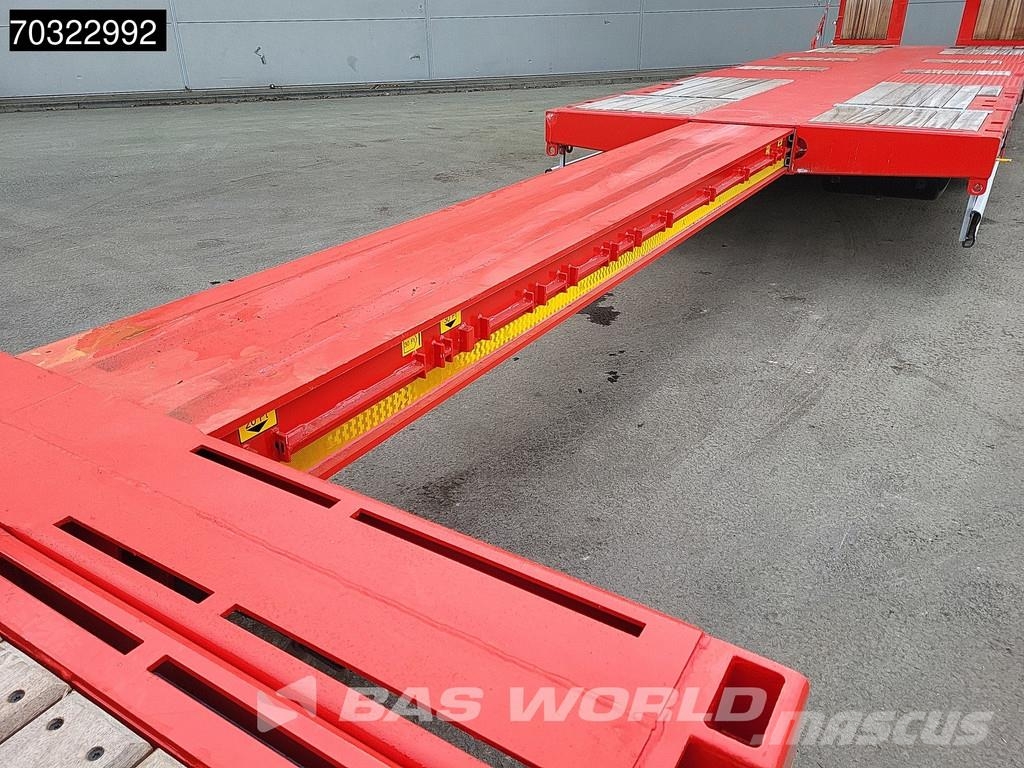 Kässbohrer LB3E 3 axles Steering+Lift Axle Extendable Ramps Semi-reboques rebaixados