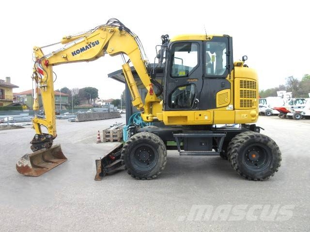 Komatsu PW118 MR-11 Lastik tekerli ekskavatörler