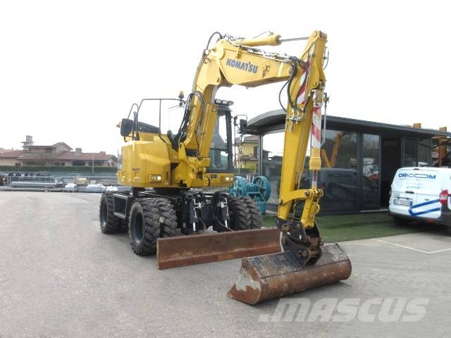 Komatsu PW118 MR-11 Lastik tekerli ekskavatörler