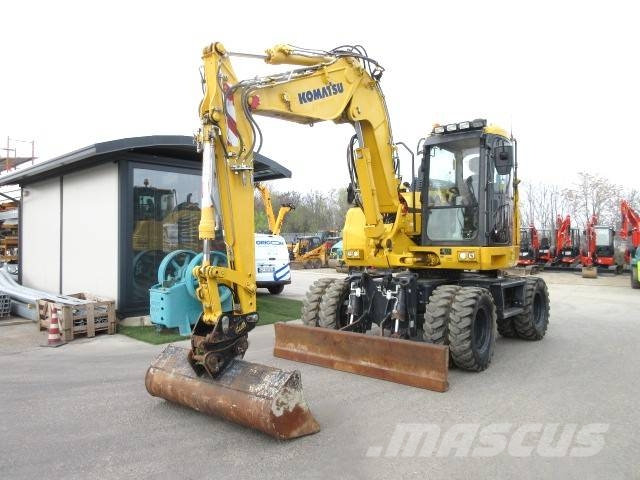 Komatsu PW118 MR-11 Lastik tekerli ekskavatörler
