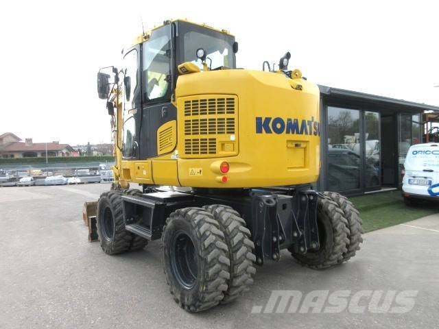 Komatsu PW118 MR-11 Lastik tekerli ekskavatörler
