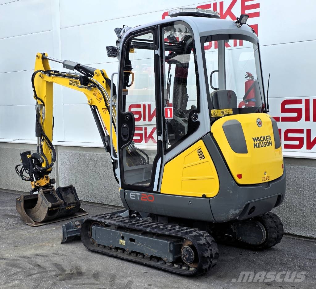 Wacker Neuson ET 20 med släp Fogelsta Miniexcavadoras