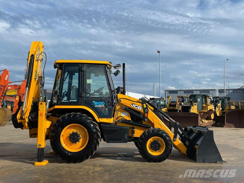 JCB 3DX 4WD hammerlines Graaf-laadcombinaties