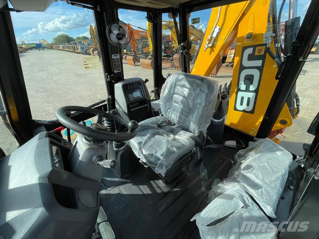 JCB 3DX 4WD hammerlines Graaf-laadcombinaties