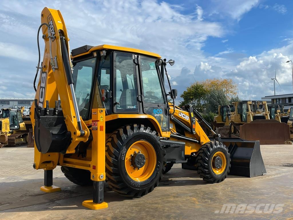 JCB 3DX 4WD hammerlines Graaf-laadcombinaties