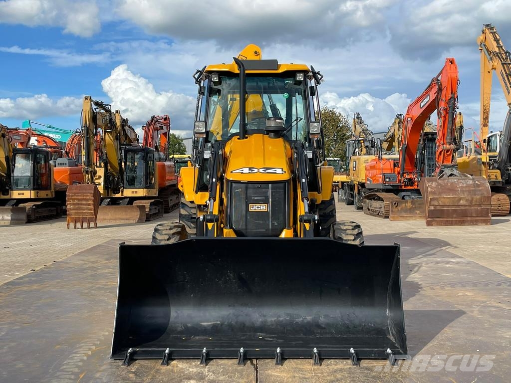 JCB 3DX 4WD hammerlines Graaf-laadcombinaties