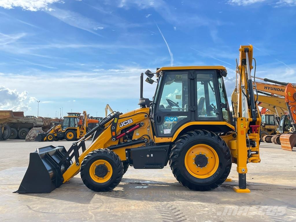 JCB 3DX 4WD hammerlines Graaf-laadcombinaties