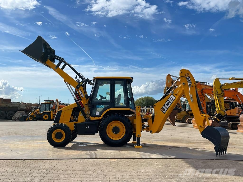 JCB 3DX 4WD hammerlines Graaf-laadcombinaties