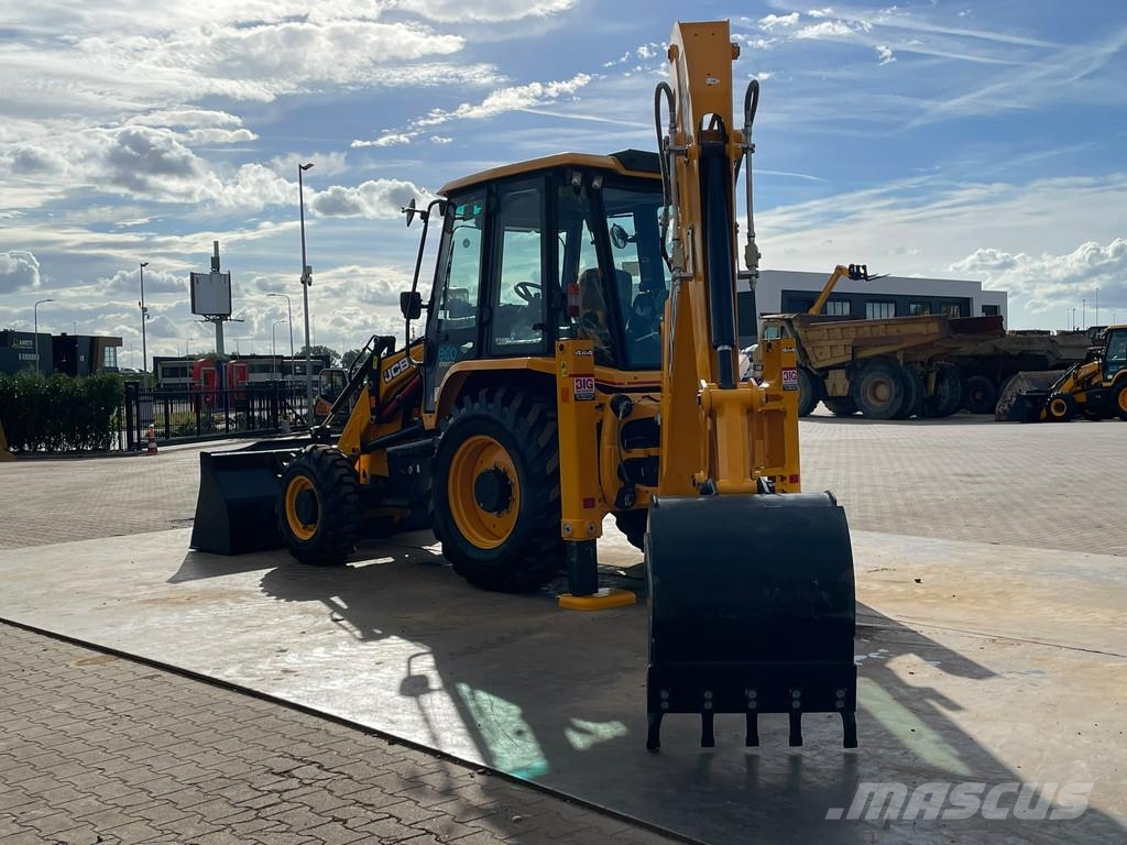 JCB 3DX 4WD hammerlines Graaf-laadcombinaties