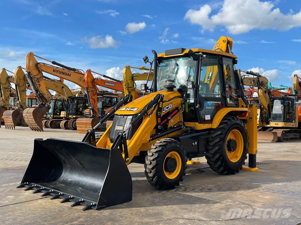 JCB 3DX 4WD hammerlines Graaf-laadcombinaties
